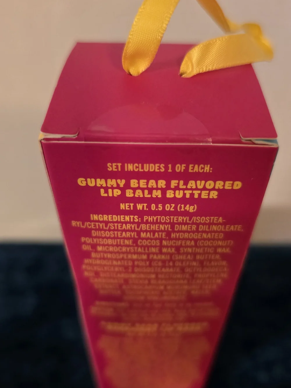 Trader Joe's Gummy Bear Flavored Lip Duo Balm & Overnight Mask Set NIB